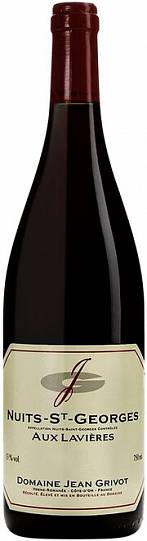 Вино Domaine Jean Grivot Nuits-St-Georges Aux Lavieres   2018 750 мл 13,5%