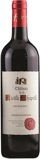 Вино Chateau de la Vieille Chapelle Reserve Bordeaux Superieur AOC 2018 750 мл 