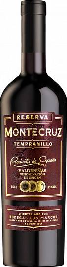 Вино  Montecruz  Reserva Valdepenas DO  750 мл