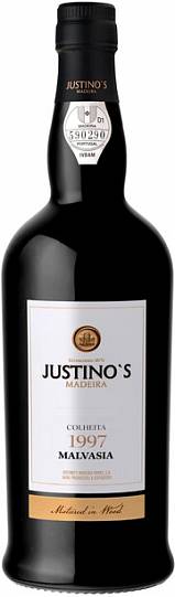 Вино Justino’s Madeira Colheita Malvasia Sweet Жустинос Мадейра Ко