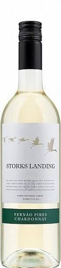 Вино Storks landing Fernao Pirez - Chardonnay Lisboa region Сторкс ландин