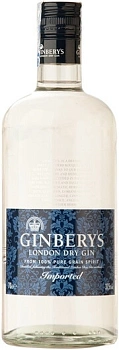 Джин    Ginbery's London Dry  700 мл  37,5%
