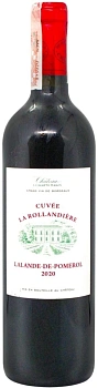Вино Chateau La Croix De Perron  Cuvee La Rollandiere  Lalande-de-Pomerol AOC  2020  750 мл