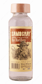 Дистиллят  Samogray   Самограй Ржаной   500 мл  43 %
