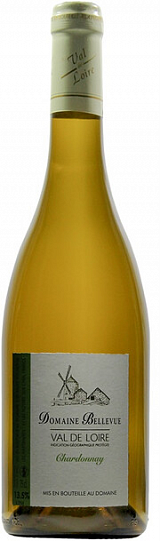 Вино Domaine Bellevue Chardonnay Val de Loire IGP   2021 750 мл