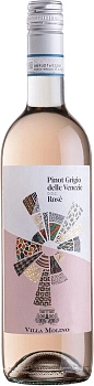 Вино Villa Molino   Pinot Grigio delle Venezie DOC Rose  2022  750 мл  12%