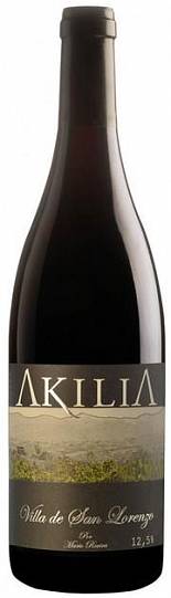 Вино Akilia Villa de San Lorenzo Bierzo DO red dry  2015  750 мл