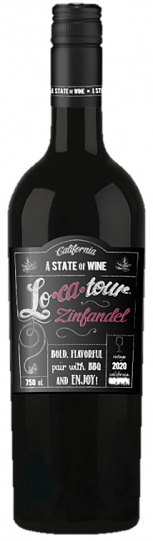 Вино   Locatour   Zinfandel   Локатур  Зинфандель   2020 750 мл 