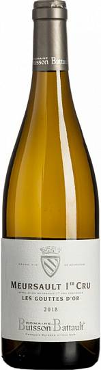 Вино Вино Domaine Buisson-Battault Meursault 1er Cru Les Gouttes d'Or Домен 