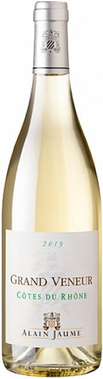 Вино Alain Jaume & Fils  Grand Veneur Blanc Cоtes du Rhоne AOC 2019 750 мл  
