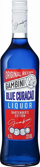 Ликер   Gambini   Blue Curacao  700  мл 23%