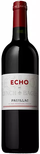 Вино Echo de Lynch Bages Pauillac Эхо де Линч Баж 2019 750 мл 14,5%