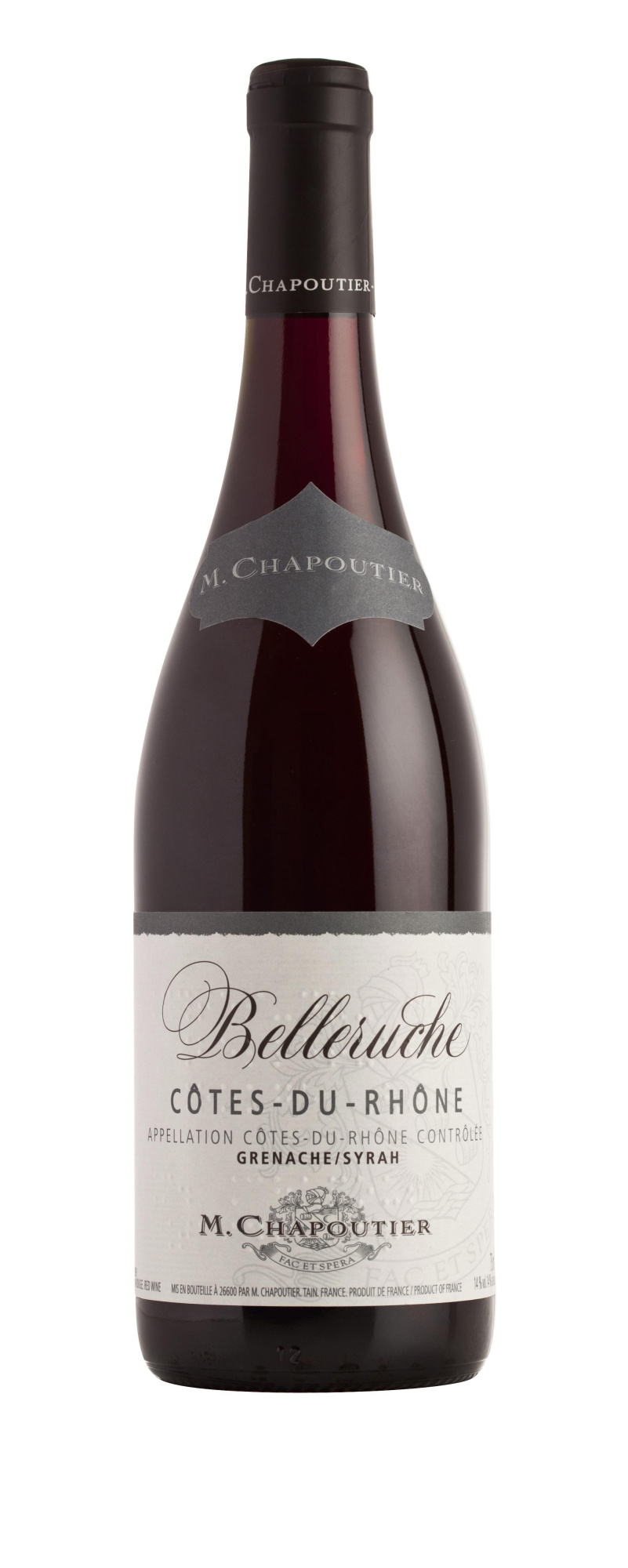 Вино M.Chapoutier Cotes du Rhone Belleruche AOC М. Шапутье Кот дю Рон Бельрюш  2018 375 мл