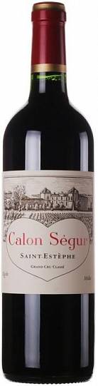 Вино Chateau Calon-Segur Saint-Estephe 3-eme Grand Cru Classe  1988 750 мл 12,5%