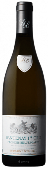 Вино Domaine Borgeot Santenay 1er Cru Clos de Beauregard  2020 750 мл 13%