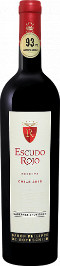 Вино Escudo Rojo Cabernet Sauvignon Reserva Maipo Valley DO Baron Philippe de Rothschi