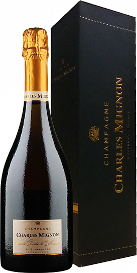 Шампанское Charles Mignon, Cuvee Comte de Marne, Grand Cru Rose, in gift box, 0.
