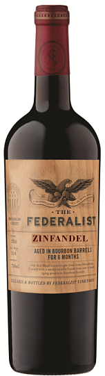 Вино  The Federalist Lodi Zinfandel Aged in Bourbon Barrels for 6 Month  2021  750 м