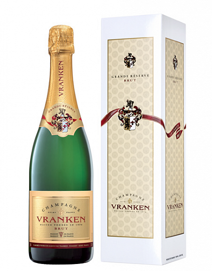 Шампанское  Vranken Grande Reserve Brut  Champagne gift box  750 мл