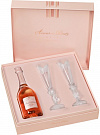 Шампанское  Amour de Deutz Brut Rose gift box with 2 glasses Амур де Дейц Брют Розе в подарочной упаковке с 2-мя бокалами 2009 750 мл