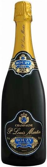Шампанское Paul Louis Martin Bouzy Grand Cru Brut Champagne AOC Поль Луи 