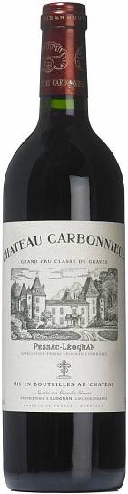 Вино "Chateau Carbonnieux" Rouge, Pessac-Leognan AOC Grand Cru Classe de Gra
