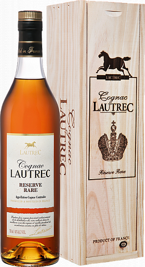 Коньяк Godet Cognac Lautrec Reserve Rare wooden box 700 мл