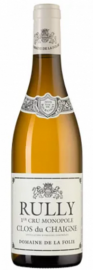 Вино Domaine de la Folie  Rully Premier Cru Clos du Chaigne    2019 750 мл  13%