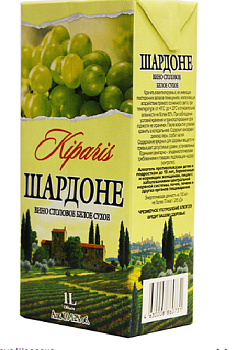 Вино Кипарис Шардоне 1000 мл