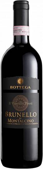 Вино Distilleria Bottega Il Vino dei Poeti Brunello di Montalcino red dry  2014 750 м