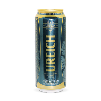 ПИВО UREICH HEFEWEIZEN DUNKEL  УРАЙХ ХЕФЕВАЙЦЕН ДУНКЕЛЬ ТЕМНОЕ  в жестяной банке 500 мл