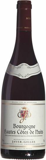Вино Jayer-Gilles  Bourgogne Hautes Cotes de Nuits AOC Rouge  2013 750 мл