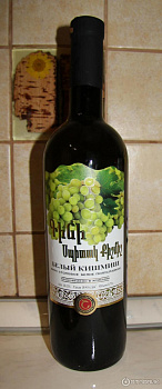 Вино Шампайн Гининери Горцаран, Вино "Белый Кишмиш" столовое белое п/сладкое 10-12%