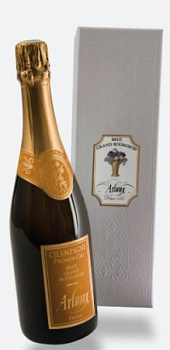 Шампанское Champagne Arlaux Brut Grand Bourgeois Blanc de Meunier ШАМПАНЬ АРЛО БРЮТ ГРАН БУРЖУА БЛАН ДЕ МЕНЬЕ 750 мл