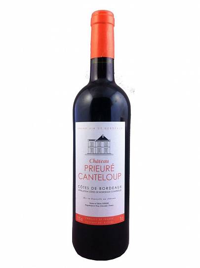 Вино Chateau Prieure Canteluop Cotes de Bordeaux AOC    750 мл