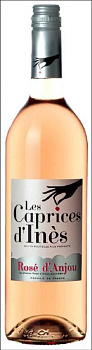 Вино Les Caprices d'Ines Rose d'Anjou AOC Ле Каприс д'Инес Розе д'Анжу  2019  750 мл