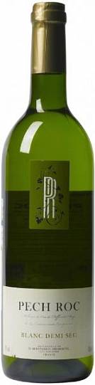 Вино Pech Roc Blanc demi sec VdP  0.75 л