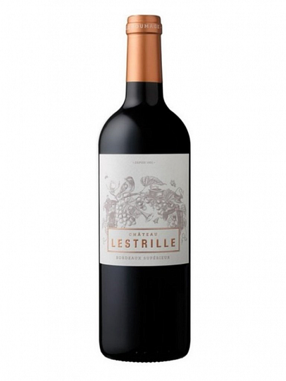 Вино Château Lestrille Bordeaux Supérieur AOC red dry  750 мл