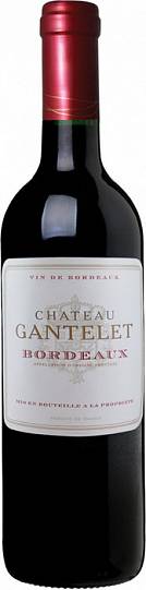 Вино Chateau Gantelet Bordeaux AOP 2018 750 мл