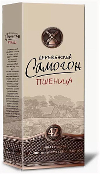 Водка  Деревенский Самогон Пшеница в п/у 500 мл