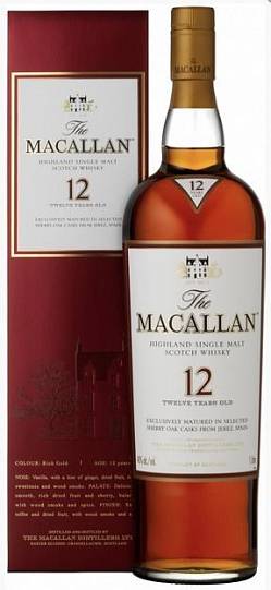 Виски Macallan 12 Years Old  700 мл