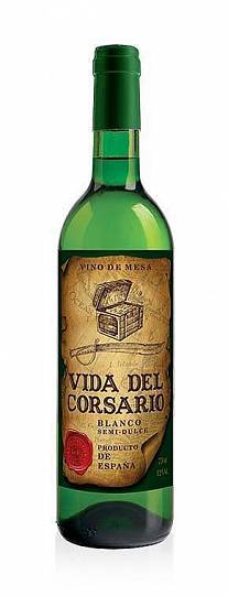  Вино столовое Vida Del Korsario Вида дель Корсарио белое