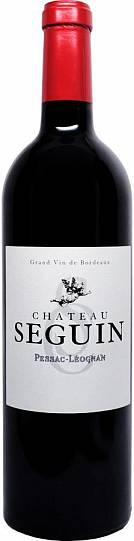 Вино Chateau Seguin Pessac-Leognan AOC  2013 750 мл