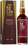 Виски Kavalan  Sherry Oak gift box  Кавалан Шери Оук в подарочной коробке 700 мл 