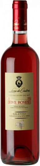 Вино Leone de Castris  Five Roses Salento IGT  Леоне де Кастрис  Фай