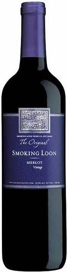 Вино Smoking Loon Merlot  2015 750 мл 13.5%