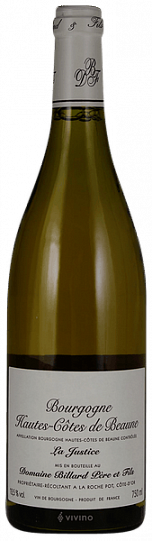 Вино Domaine Billard Pere et Fils Hautes Côtes de Beaune La Justice   2020 750 мл 1