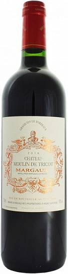 Вино Chateau Moulin de Tricot Margaux AOC   2016 750 мл 