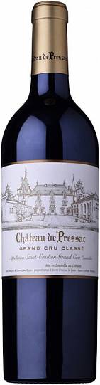 Вино Chateau de Pressac Saint-Emilion Grand Cru AOC  2013 750 мл