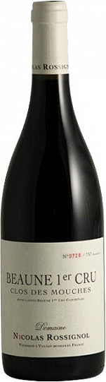 Вино Domaine Nicolas Rossignol Beaune Premier Cru Clos Des Mouches AOC  2017 750 мл 